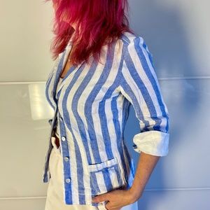 Rare Item 100% linen Swacket from Van Lack